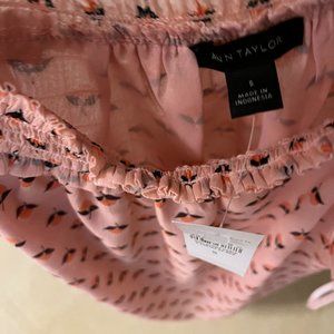 Ann Taylor Pleated Blouse